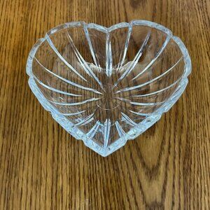 Crystal Heart Shaped Bowl